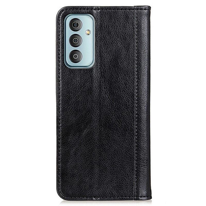 Puhelinkuoret Samsung Galaxy M23 5G Kotelot Flip Haljasnahka