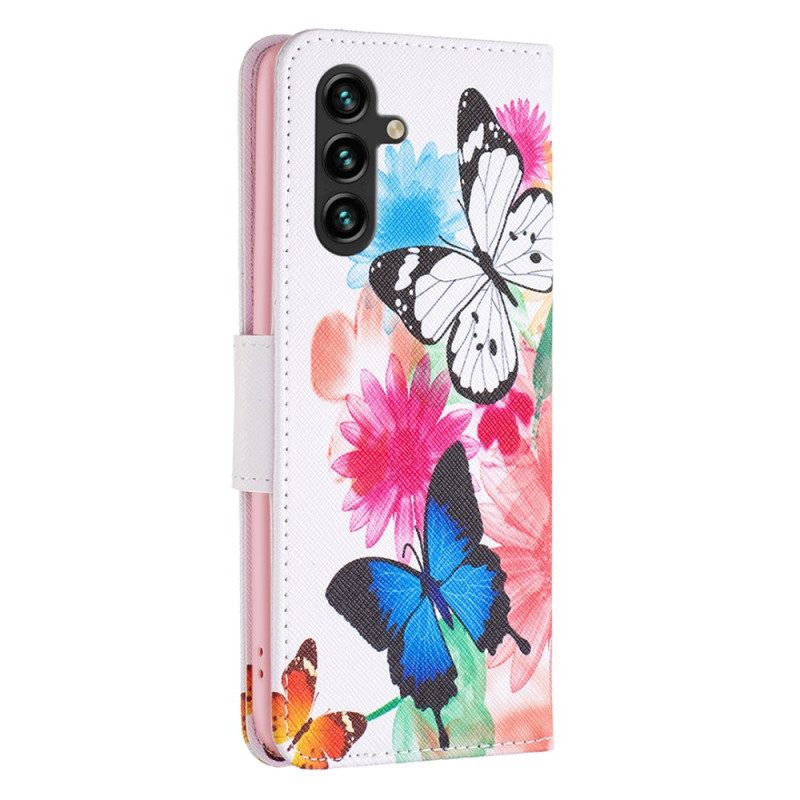 Kotelot Samsung Galaxy A15 Kaksi Perhosta
