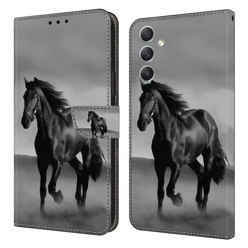 Kotelot Samsung Galaxy A15 Musta Hevonen Suojakuori