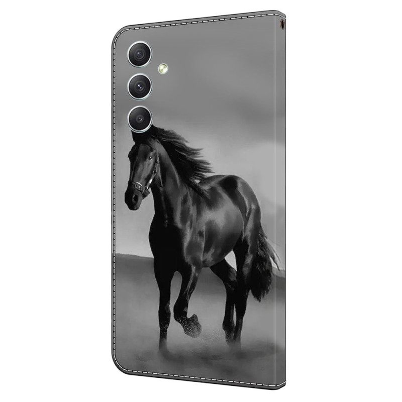 Kotelot Samsung Galaxy A15 Musta Hevonen Suojakuori