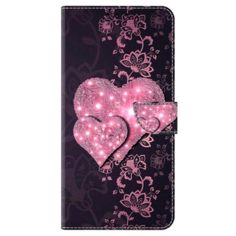 Kotelot Samsung Galaxy A15 Pitsisydämet