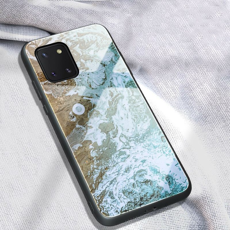Case Samsung Galaxy S10 Lite Tempered Glass Marble Colors