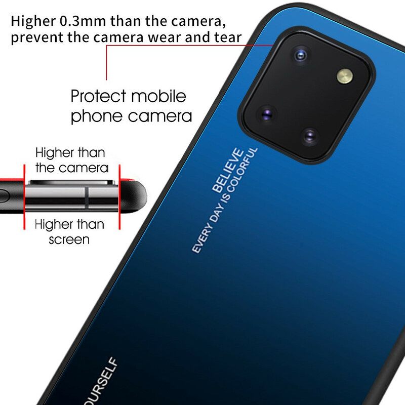 Kuori Samsung Galaxy S10 Lite Tempered Glass Ole Oma Itsesi
