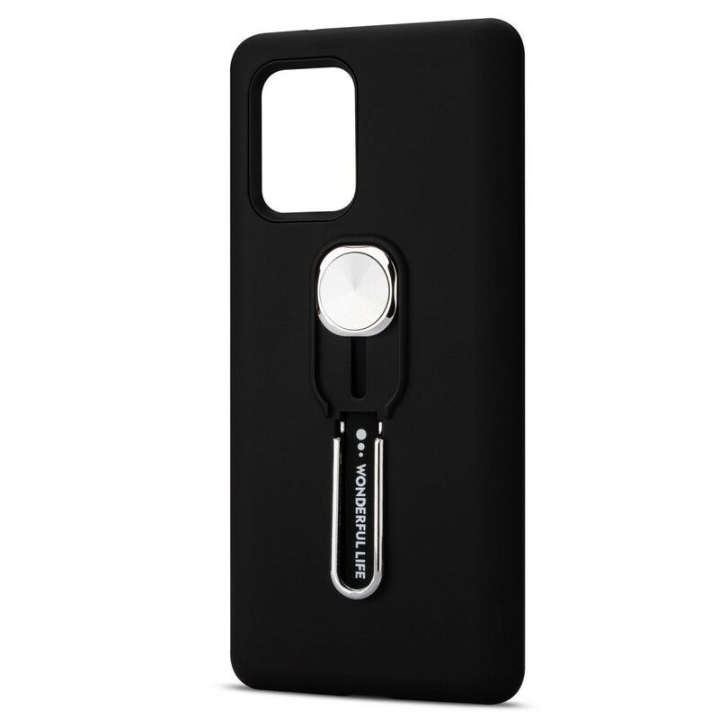 Kuori Samsung Galaxy S10 Lite Wonderful Life With Ring-support