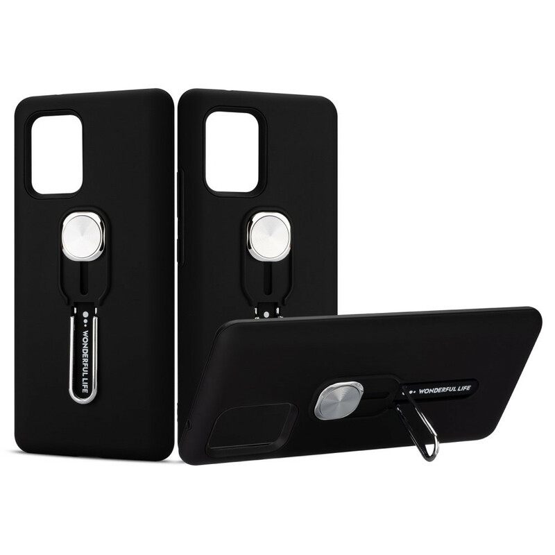 Kuori Samsung Galaxy S10 Lite Wonderful Life With Ring-support