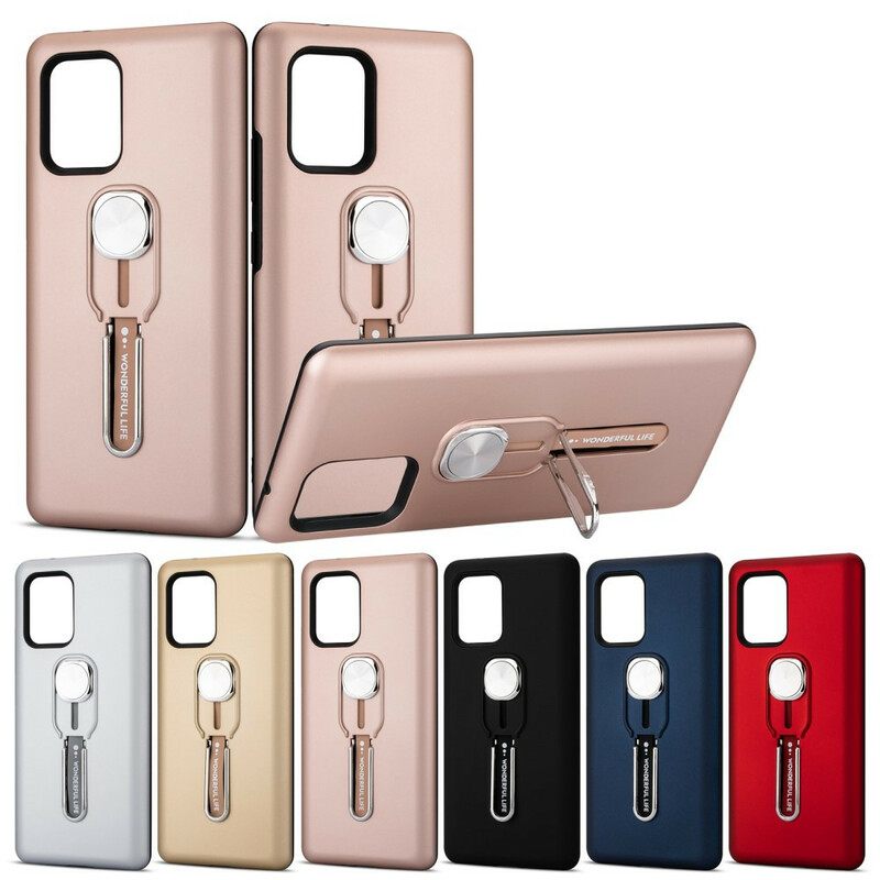 Kuori Samsung Galaxy S10 Lite Wonderful Life With Ring-support