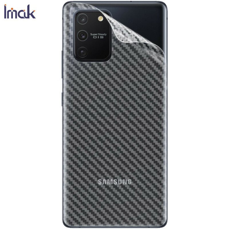 Takakalvo Samsung Galaxy S10 Lite Carbon Style Imak Puhelimelle