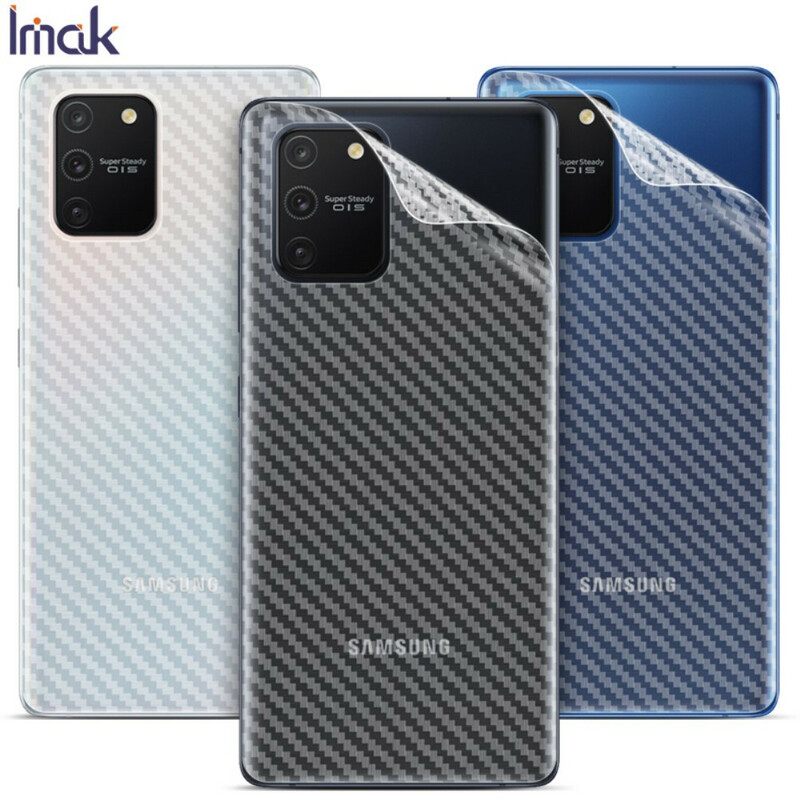 Takakalvo Samsung Galaxy S10 Lite Carbon Style Imak Puhelimelle