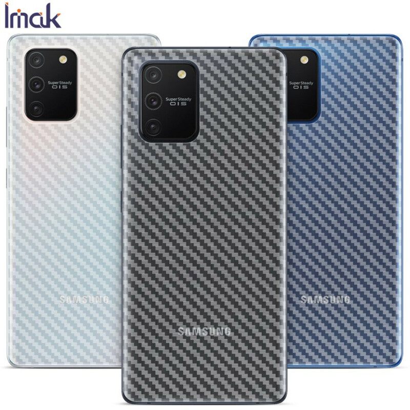 Takakalvo Samsung Galaxy S10 Lite Carbon Style Imak Puhelimelle
