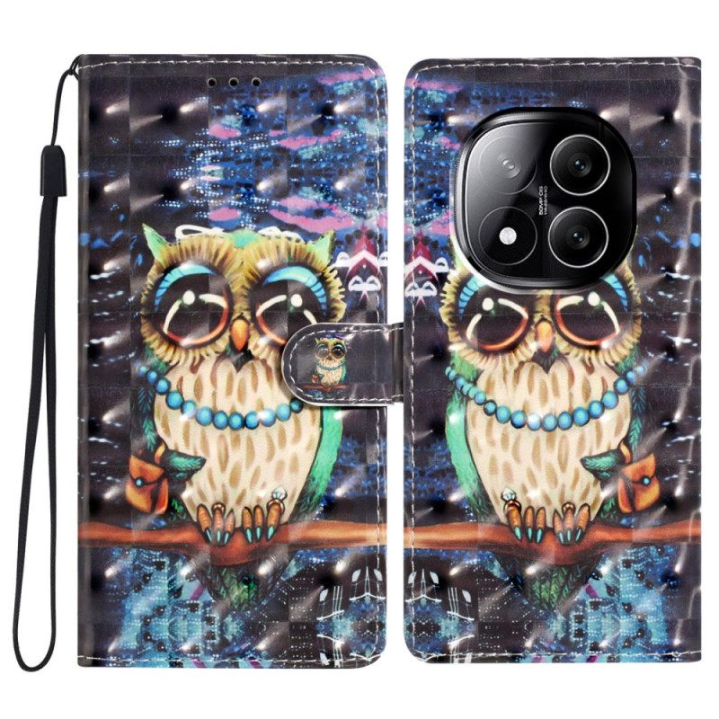 Kotelot Xiaomi Redmi Note 14 Pro Plus 5g 3d-pöllö