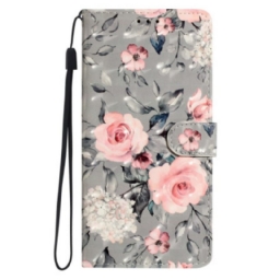 Kotelot Xiaomi Redmi Note 14 Pro Plus 5g 3d-vaaleanpunaiset Kukat