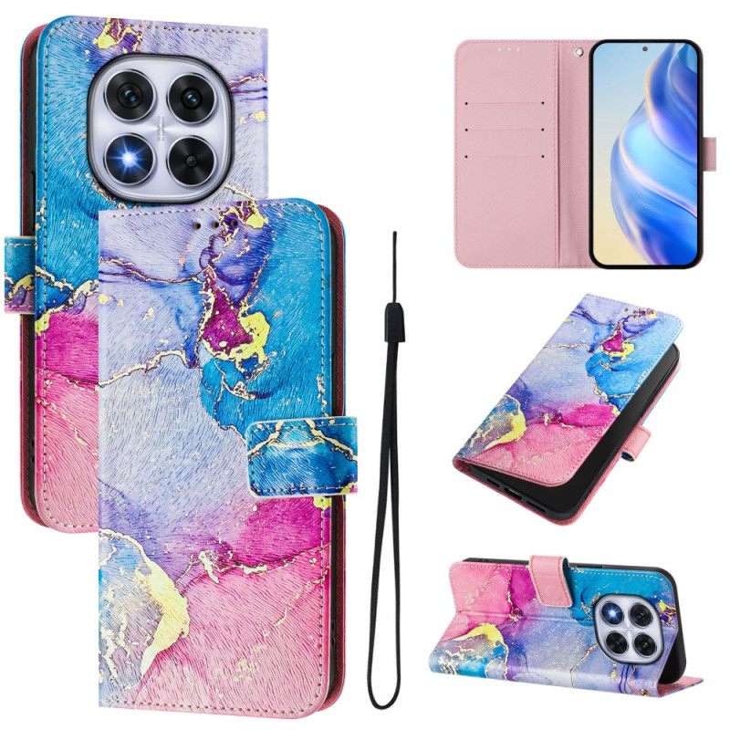 Kotelot Xiaomi Redmi Note 14 Pro Plus 5g Monivärinen Marmorikuvio Suojakuori