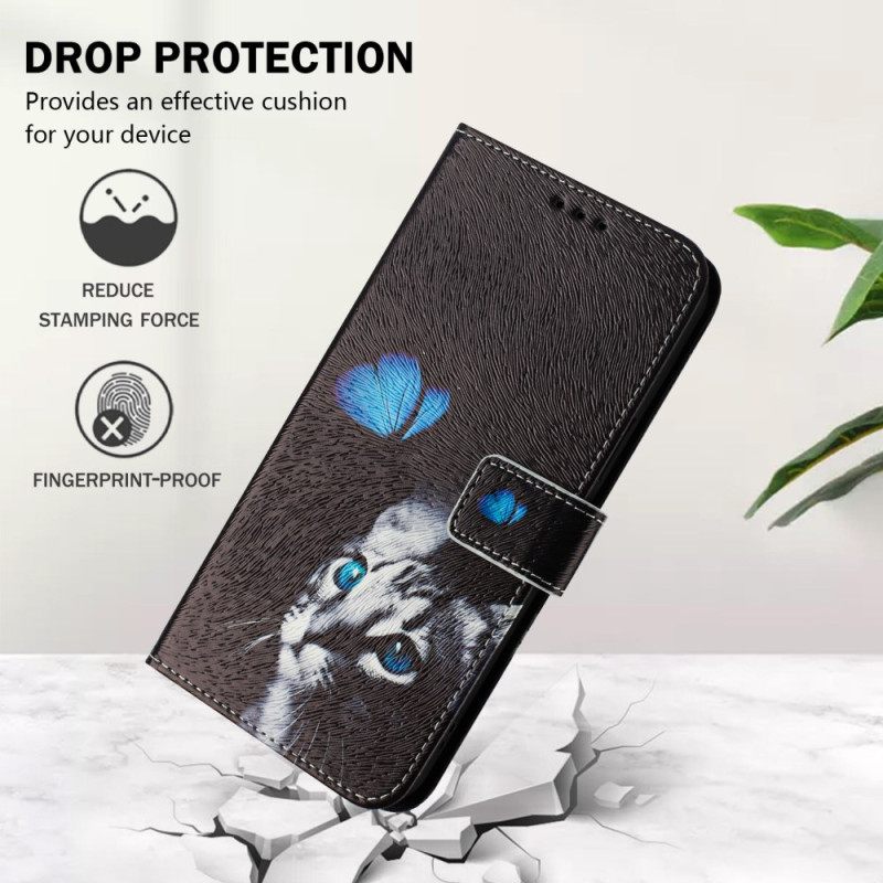 Kotelot Xiaomi Redmi Note 14 Pro Plus 5g Puhelinkuoret Perhos- Ja Kissakuvio