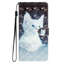 Kuoret Xiaomi Redmi Note 14 Pro Plus 5g 3d-valkoinen Kissa