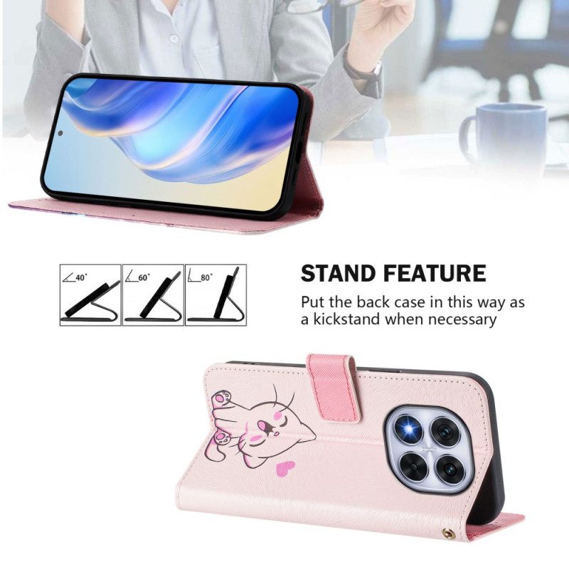 Kuoret Xiaomi Redmi Note 14 Pro Plus 5g Söpö Kissakuvio