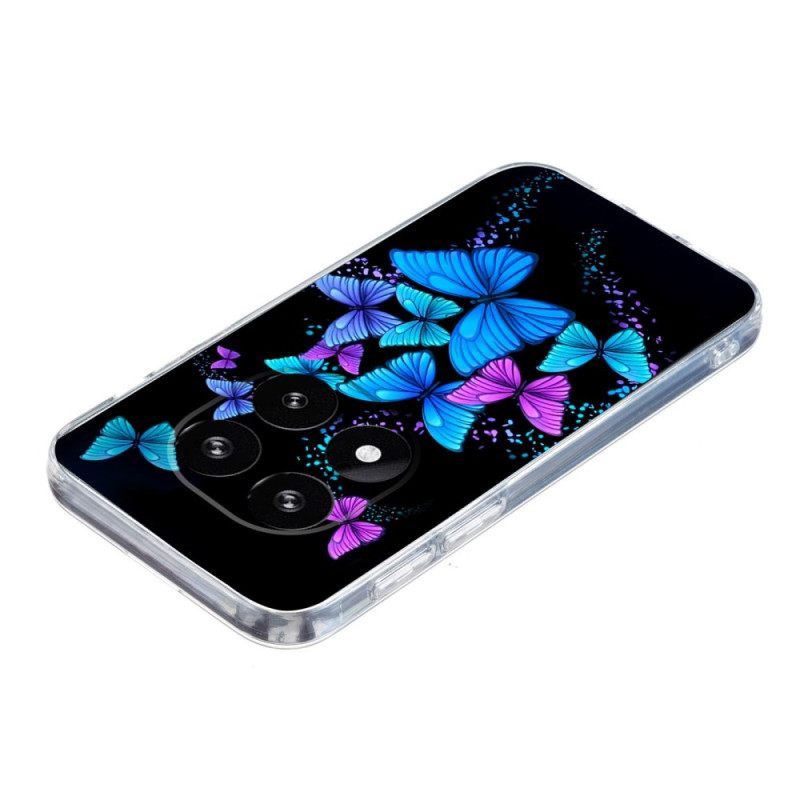 Kuori Xiaomi Redmi Note 14 Pro Plus 5g Värikkäät Perhoset Suojakuori