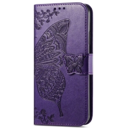 Nahkakotelo Xiaomi Redmi Note 14 Pro Plus 5g Barokkiperhonen