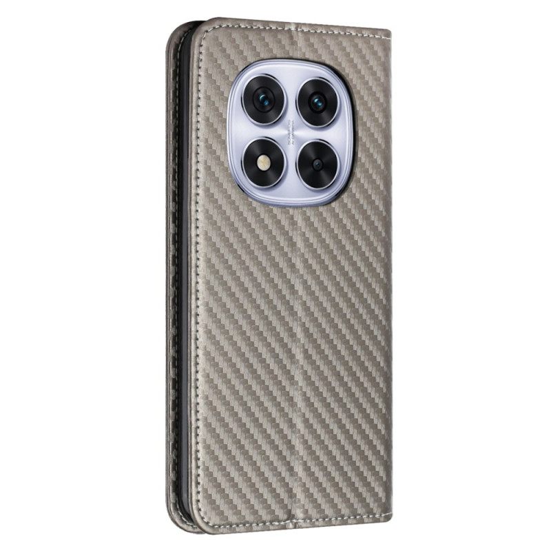 Nahkakotelo Xiaomi Redmi Note 14 Pro Plus 5g Hiilikuitu Strap-on Suojakuori