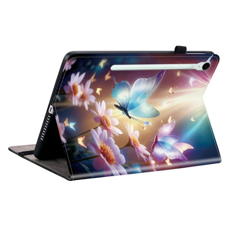 Kotelot Samsung Galaxy Tab S10 Fe Plus Hohtavia Perhosia