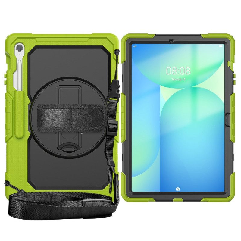 Kuori Samsung Galaxy Tab S10 Fe Plus Erittäin Kestävä Olkahihnalla Suojakuori