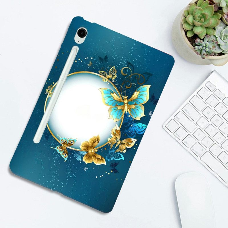 Kuori Samsung Galaxy Tab S10 Fe Plus Ympyrä Ja Perhosia Suojakuori