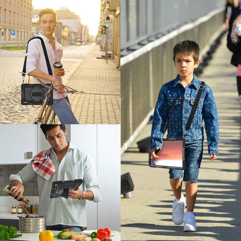 Puhelinkuoret Samsung Galaxy Tab S10 Fe Plus Jalusta Ja Olkahihna