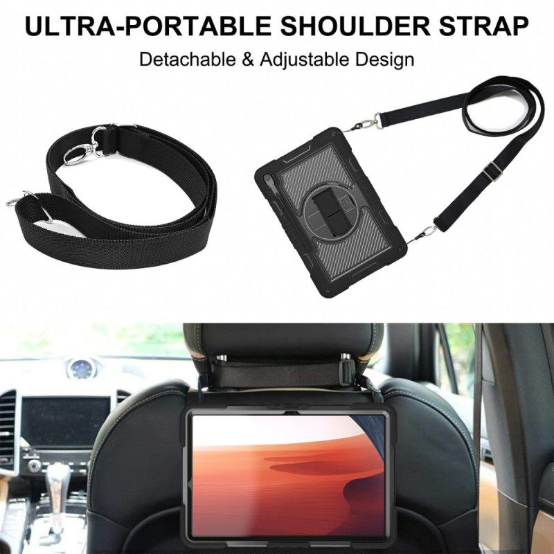 Puhelinkuoret Samsung Galaxy Tab S10 Fe Plus Jalusta Ja Olkahihna