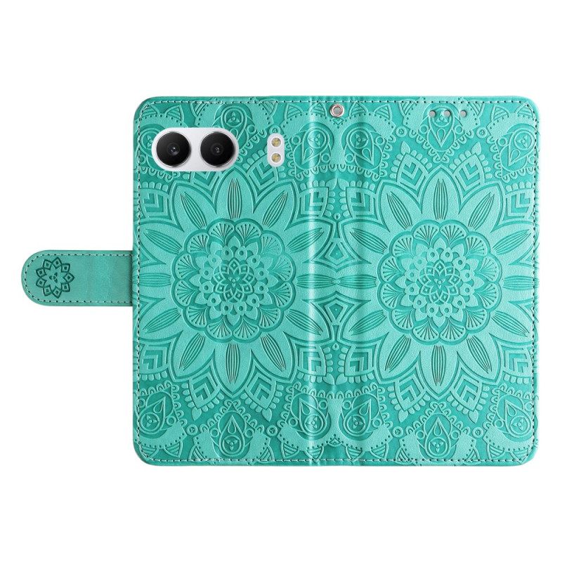 Kotelot Oneplus Nord 4 Auringonkukkakuvioinen Ranneke