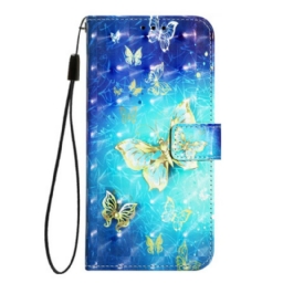 Kotelot Oneplus Nord 4 Kultaiset Perhoset