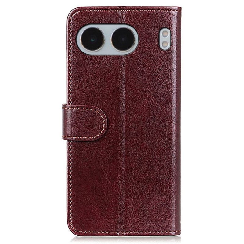 Kotelot Oneplus Nord 4 Lakkinen Keinonahka