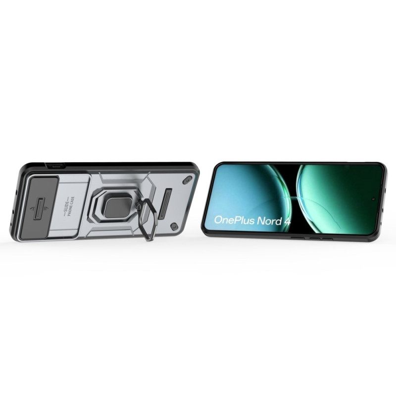 Kuori Oneplus Nord 4 Kestävä Rengas Linssinsuojalla Suojakuori