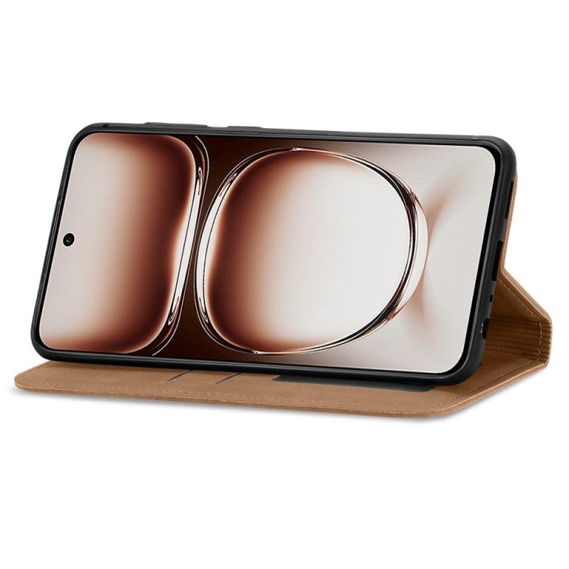 Nahkakotelo Oneplus Nord 4 Mokkanahkaefekti