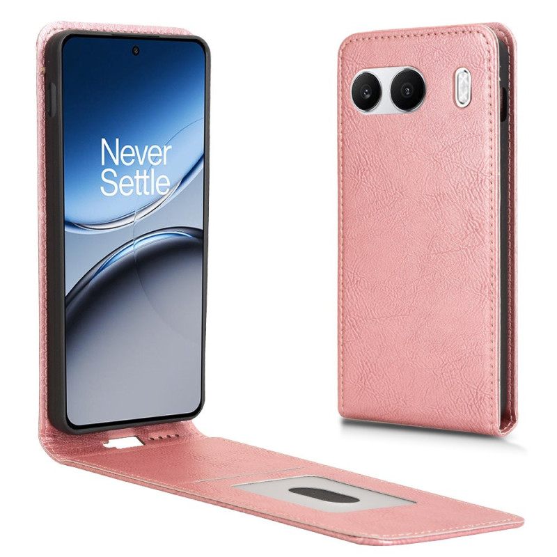 Nahkakotelo Oneplus Nord 4 Pystysuuntainen Läppä Keinonahka