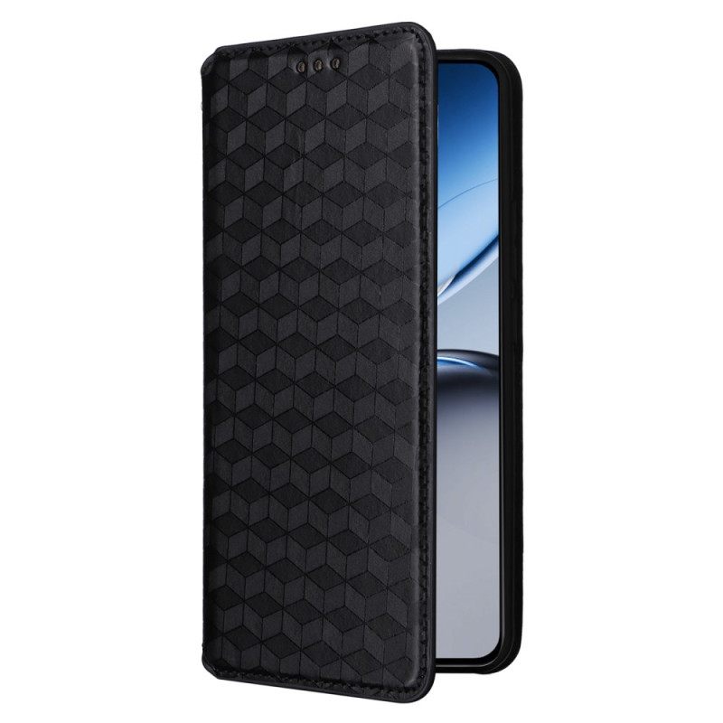 Nahkakotelo Oneplus Nord 4 Timanttikuvioinen