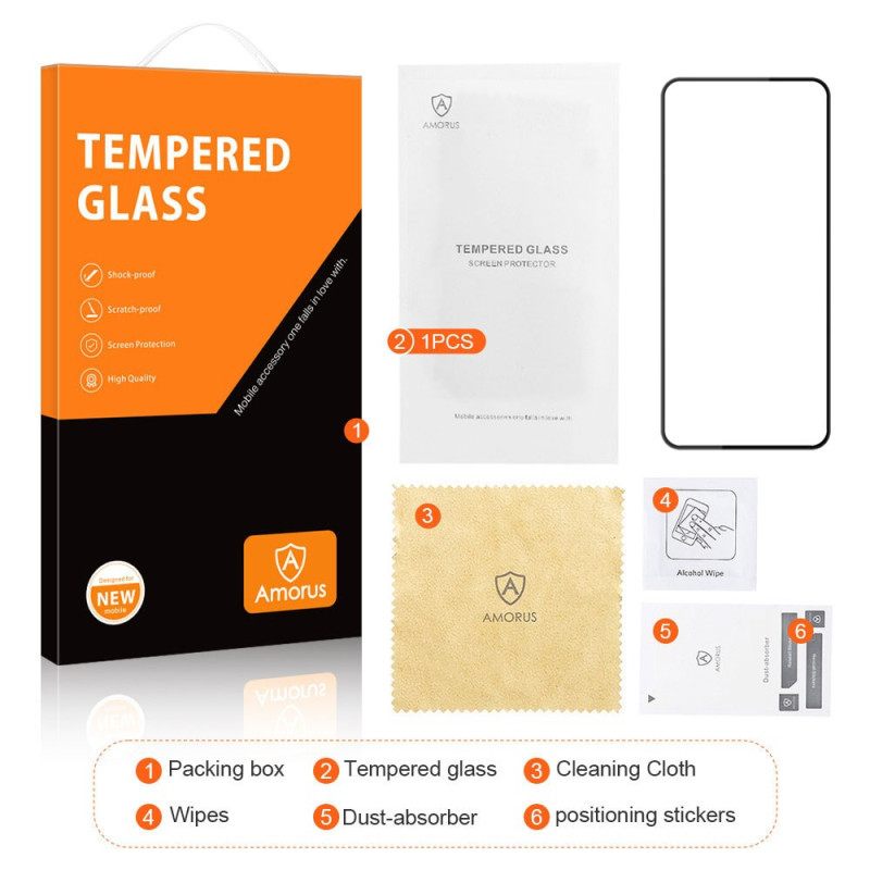 Täysin Peittävä Karkaistusta Lasista Valmistettu Näytönsuoja Oneplus Nord 4