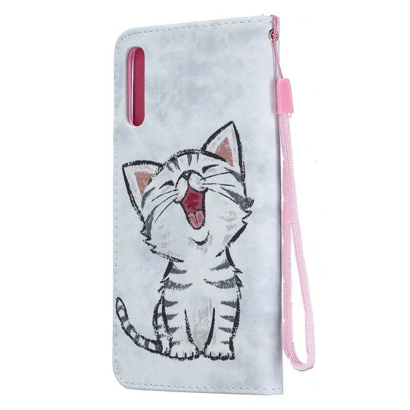 Kotelot Samsung Galaxy A70 Kitten Irrotettavalla Hihnalla