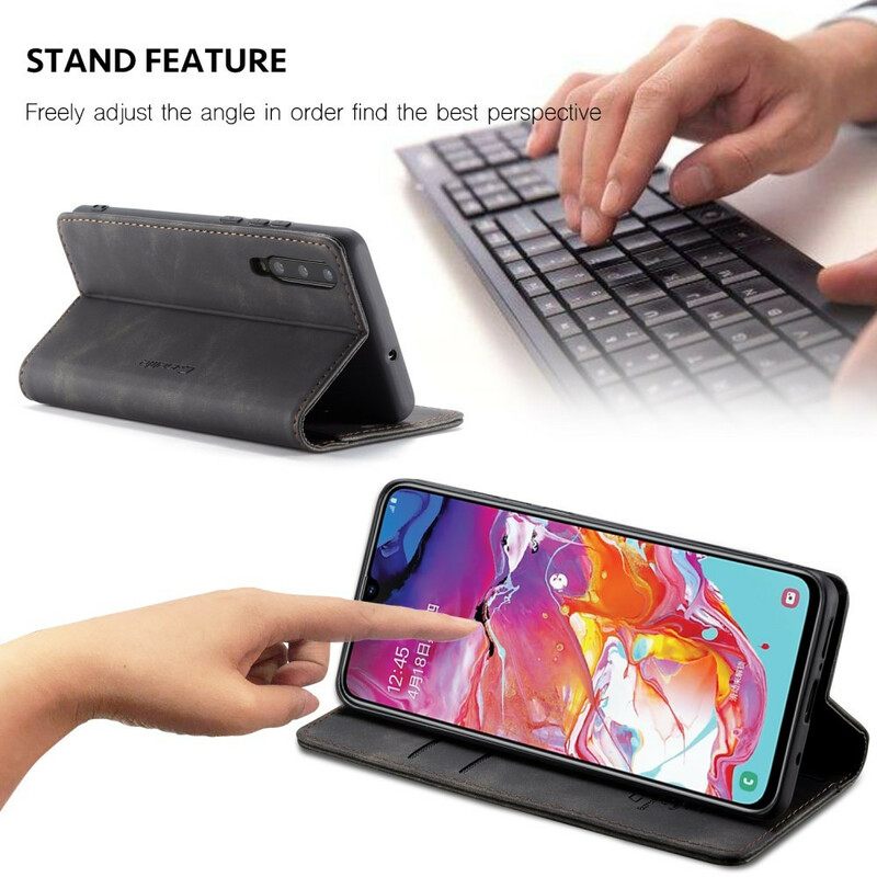 Puhelinkuoret Samsung Galaxy A70 Kotelot Flip Caseme Keinonahka