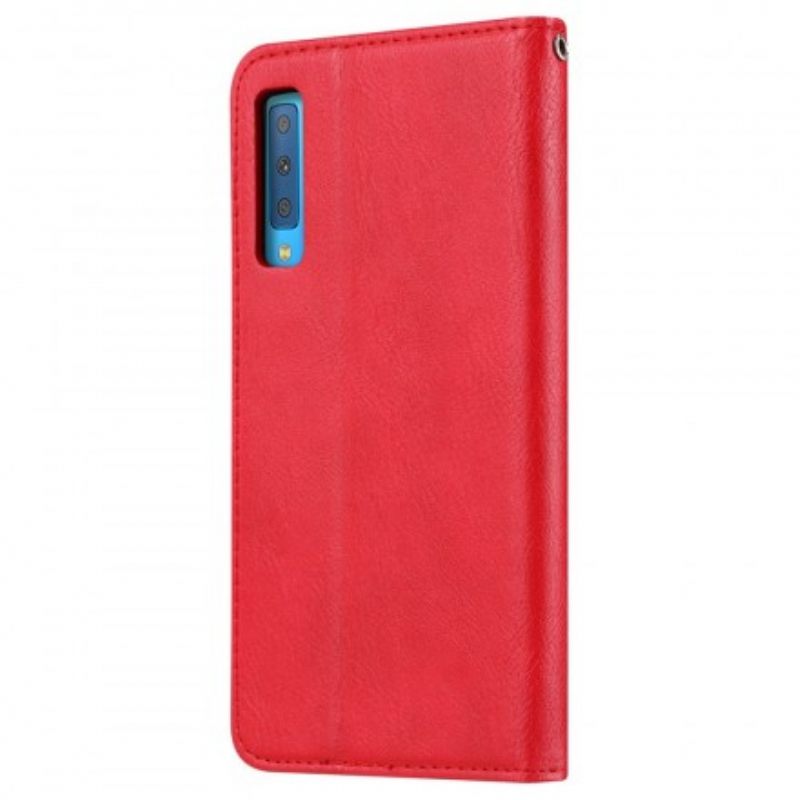 Puhelinkuoret Samsung Galaxy A70 Kotelot Flip Keinonahkainen Korttikotelo