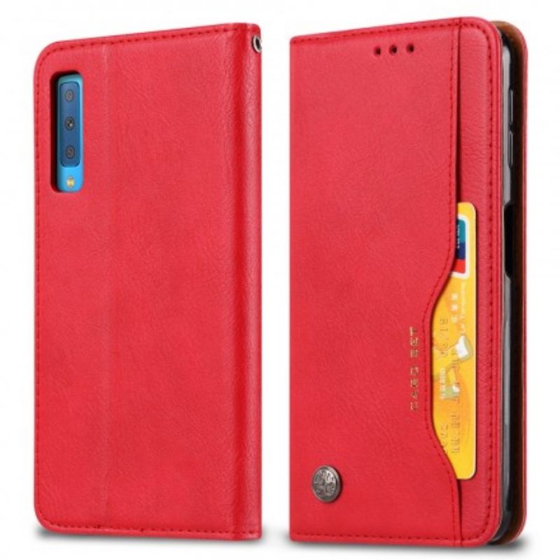 Puhelinkuoret Samsung Galaxy A70 Kotelot Flip Keinonahkainen Korttikotelo