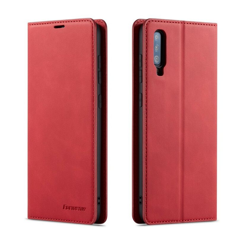 Puhelinkuoret Samsung Galaxy A70 Kotelot Flip Nahkaefekti Forwenw