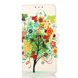 Flip Case Xiaomi 12T / 12T Pro Kukkiva Puu