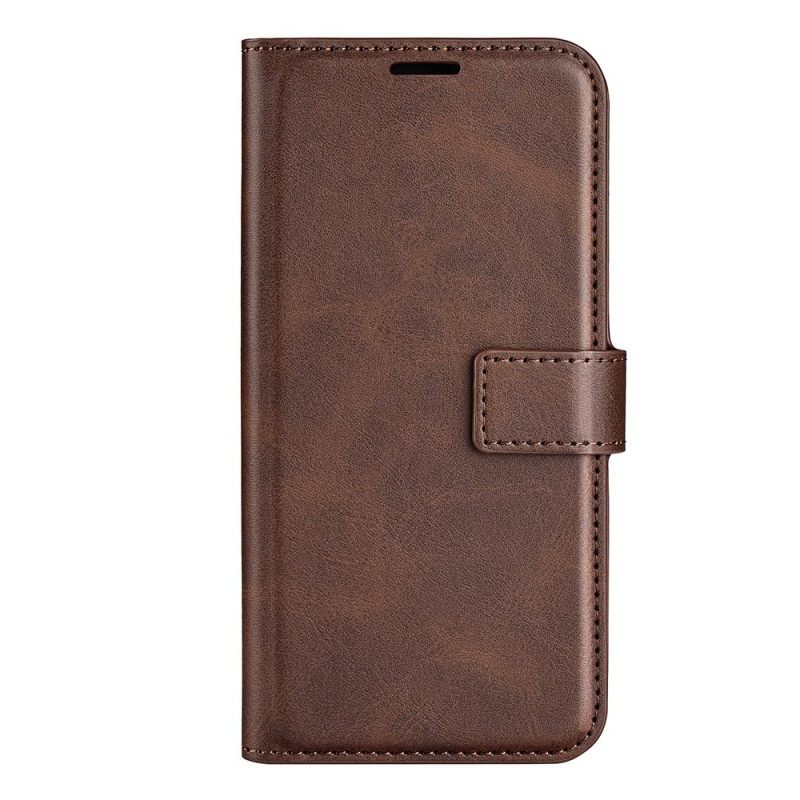 Flip Case Realme GT Neo 3 Keinonahkaa Ja Silikonia