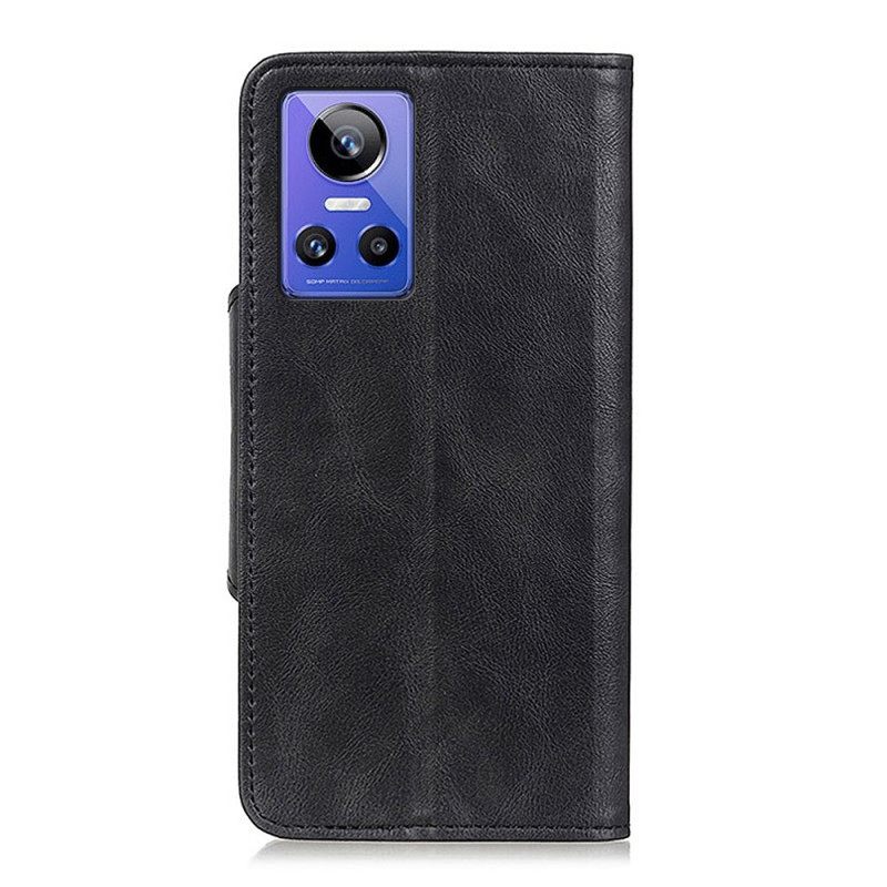 Kotelot Realme GT Neo 3 Keinonahkapainike
