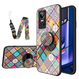 Kuori Realme GT Neo 3 Kukkakuvioita