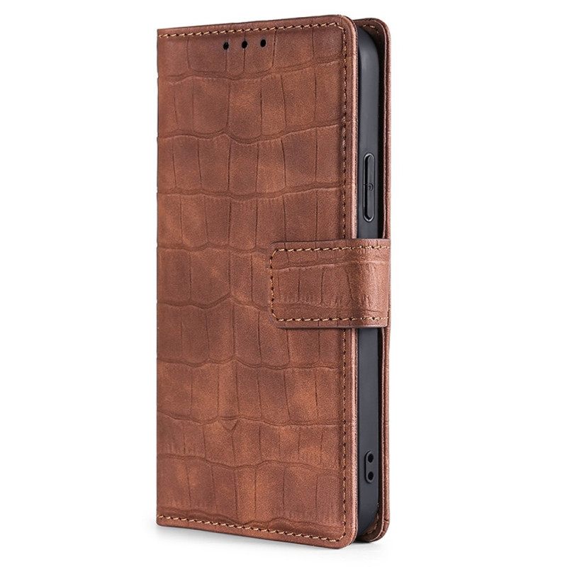 Nahkakotelo Realme GT Neo 3 Crocodile Texture