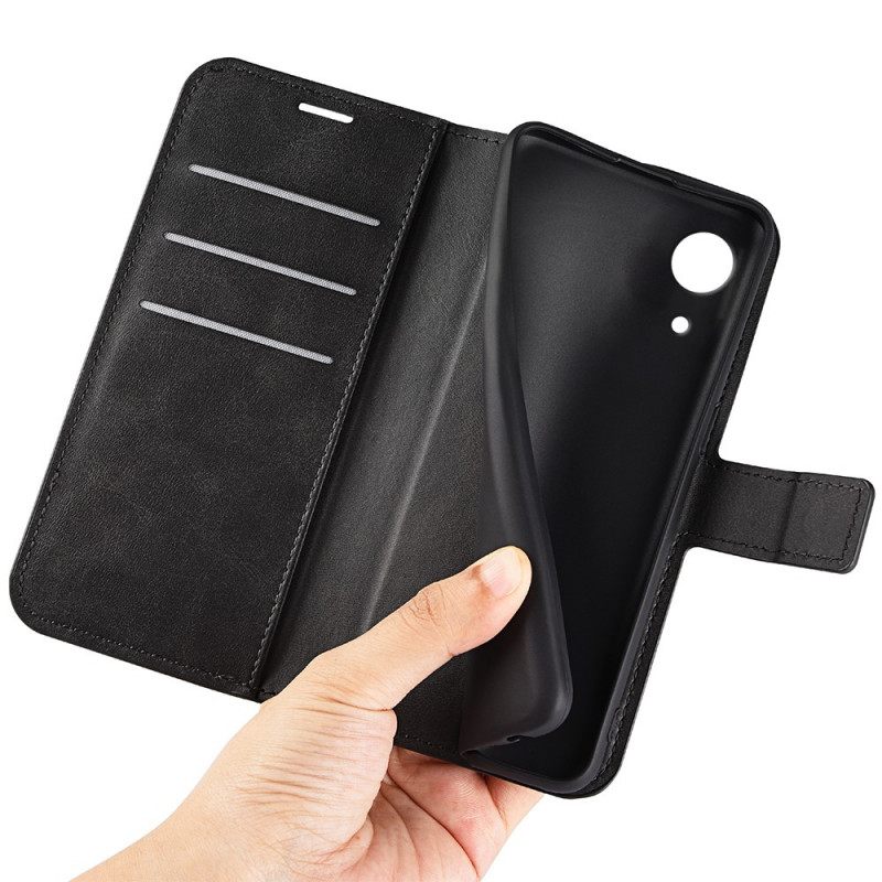 Kotelot Samsung Galaxy A03 Core Faux Leather Retro