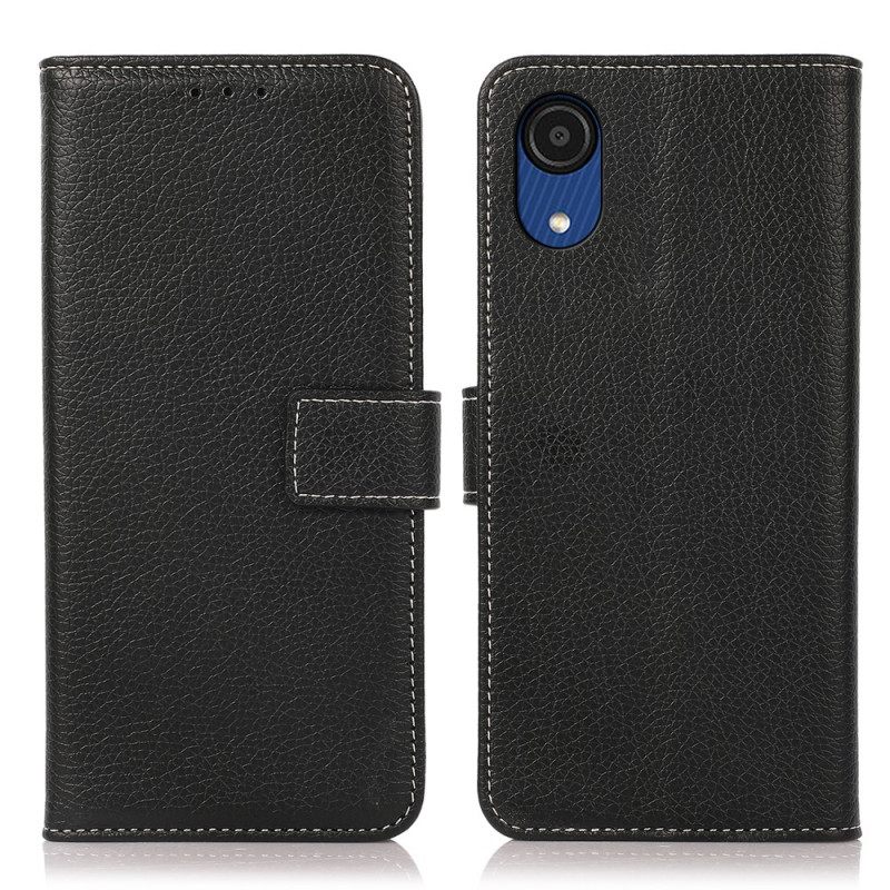 Kotelot Samsung Galaxy A03 Core Keinonahka Litsiompeleet