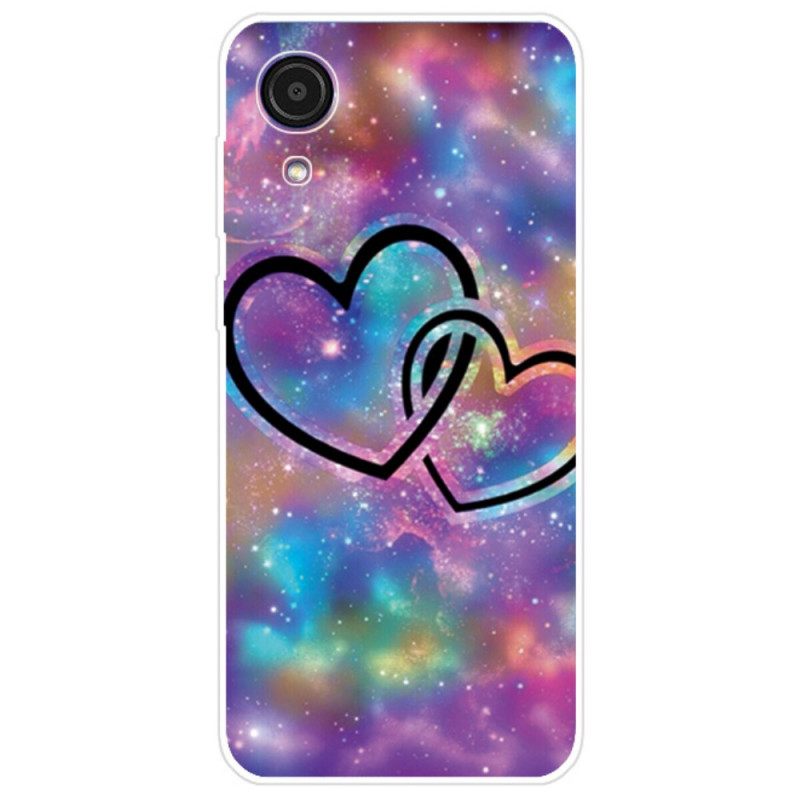 Kuori Samsung Galaxy A03 Core Chaised Hearts