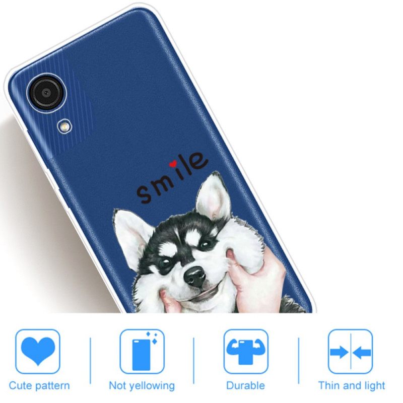Kuori Samsung Galaxy A03 Core Smile Dog