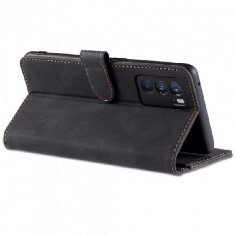 Kotelot Oppo Reno 6 5G Azns Couture Leather Effect